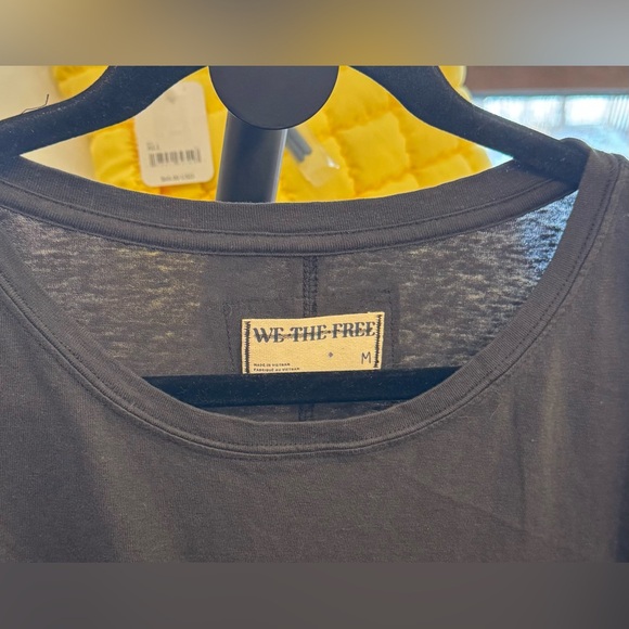 NWOT Free People We The Free Nina Long-Sleeve Tee - black - medium - Picture 14 of 14